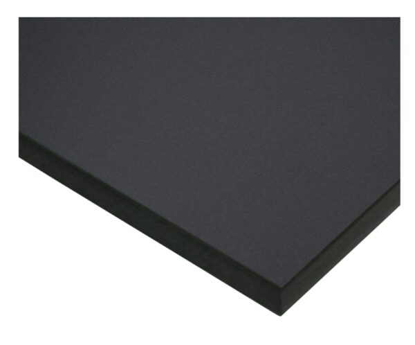 Placa HPL Compact interior/exterior*, 12 mm grosime, culoare negru