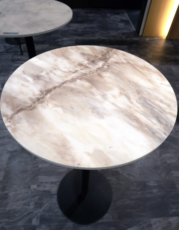 Blat de bucatarie compact laminat Krono Slim Line - Breccia Vivaldo K594 (4100x650mm) - imagine 5