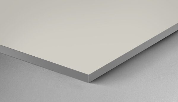 Blat de lucru laminat compact miez gri EGGER - Gri deschis colorat in masa – U7081 (4100 x 650 mm)