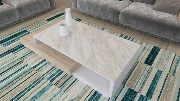 Blat de bucatarie compact laminat Krono Slim Line - Venato K023 (4100x650 mm) - imagine 6