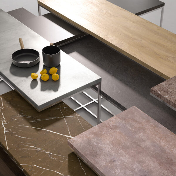 Blat de bucatarie compact laminat Krono Slim Line - Portland K028 (4100x650mm) - imagine 2
