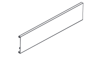 Panou frontal interior alb pentru sertar CEMUX A‑BOX, 1200 mm