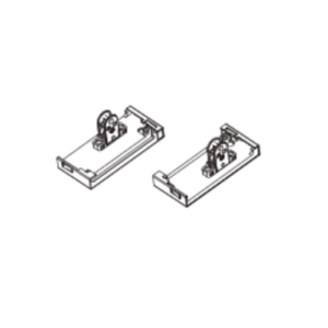 Suport panou frontal interior antracit pentru sertar CEMUX A-BOX, H84 mm